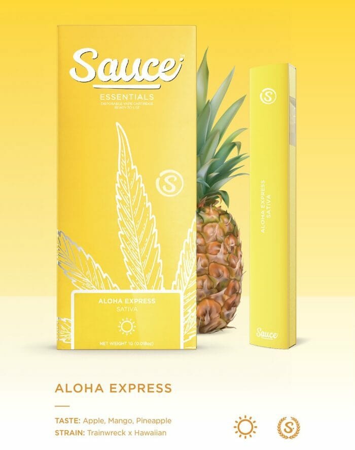 Sauce bar disposable THC vape - Aloha express strain