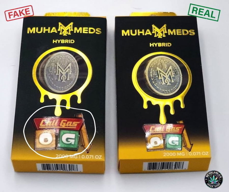 muha meds real vs fake