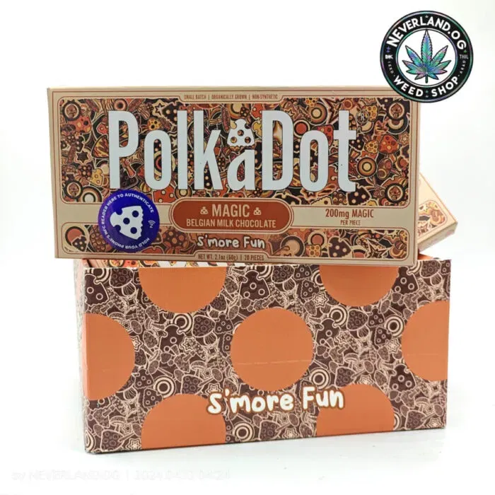 polkadot magic mushrooms chocolate